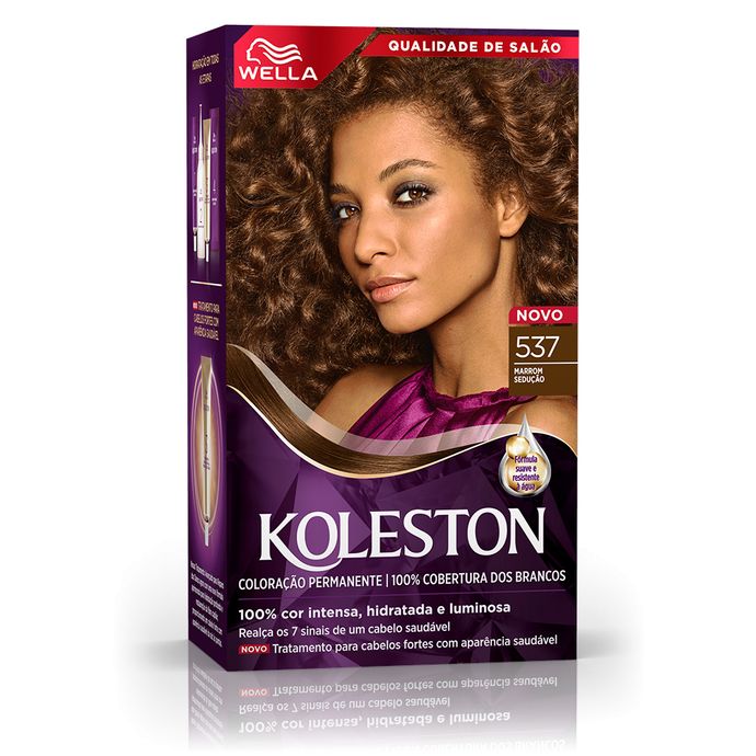 Tinta de Cabelo Koleston Marrom Sedução 537
