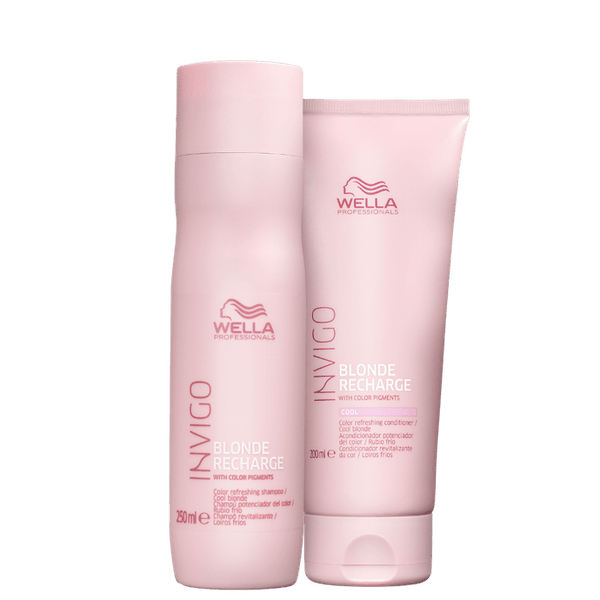Kit Wella Professionals Invigo Blonde Recharge Duo (2 Produtos)