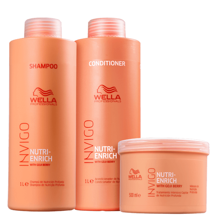 Kit Wella Professionals Invigo Nutri-Enrich Salon Trio (3 Produtos)